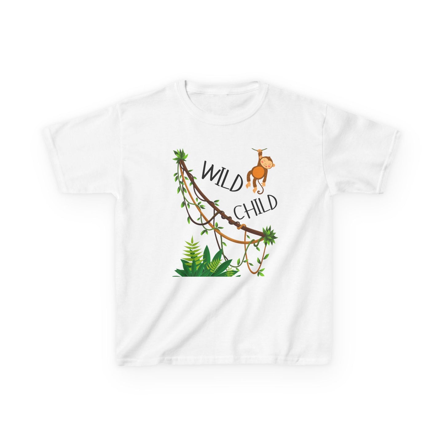 Wild Child Kids Tee - Fun & Playful Cotton Shirt for Adventurous Kids, Perfect for Birthdays, Playdates, and Everyday Wear