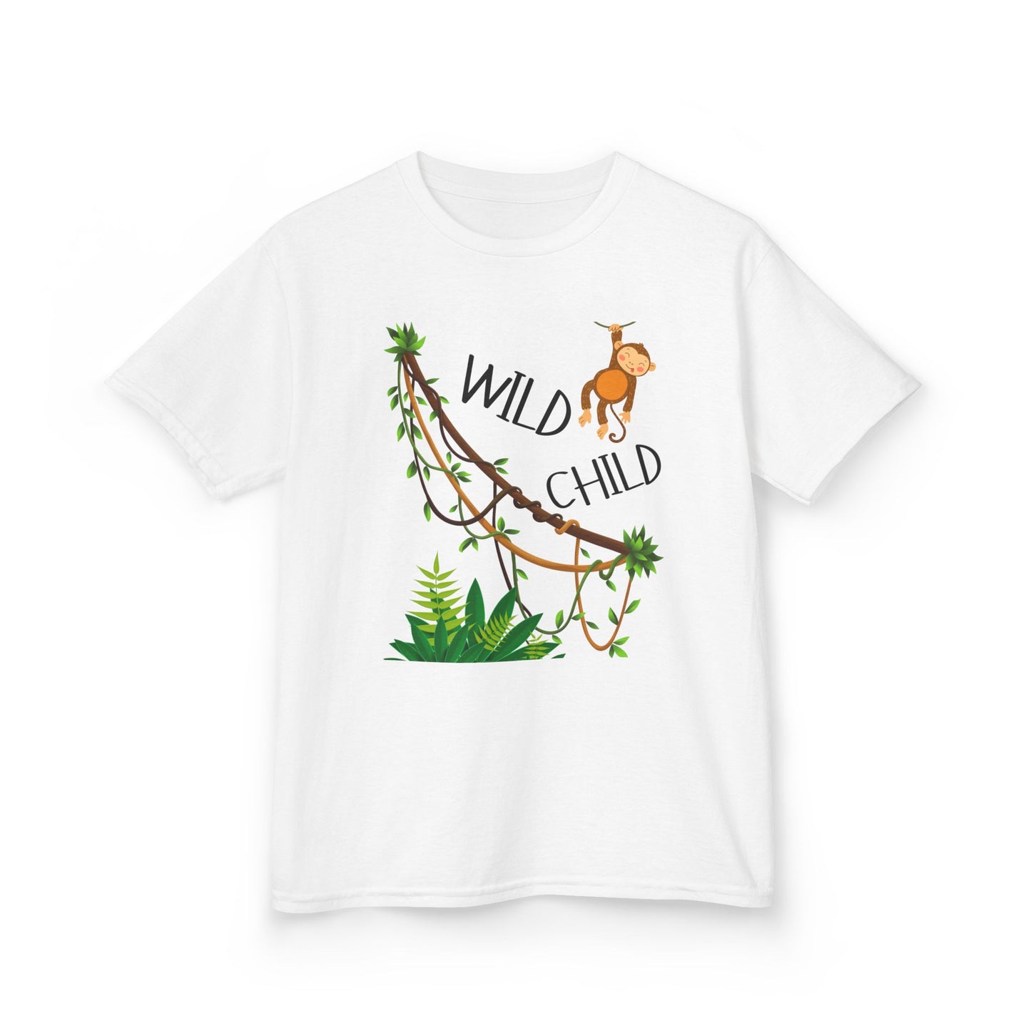 Wild Child Kids Tee - Fun & Playful Cotton Shirt for Adventurous Kids, Perfect for Birthdays, Playdates, and Everyday Wear